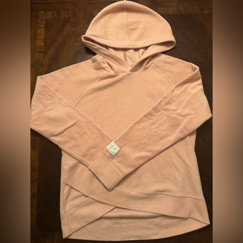 Abercrombie kids pink lightweight hoodie - size 11/12